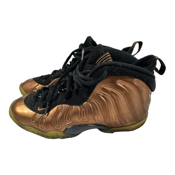 Nike Air Foamposite Little Posite One Copper Sneakers 644791-004 Size 5Y *Worn* - Picture 3 of 8